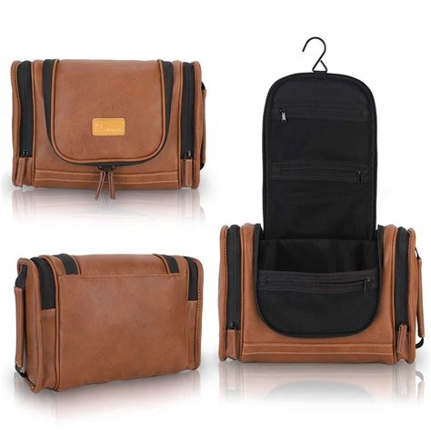 best hanging toiletry bag for men|men's toiletry bags with pockets.